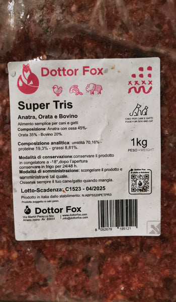 Super Tris Anatra Orata e Bovino