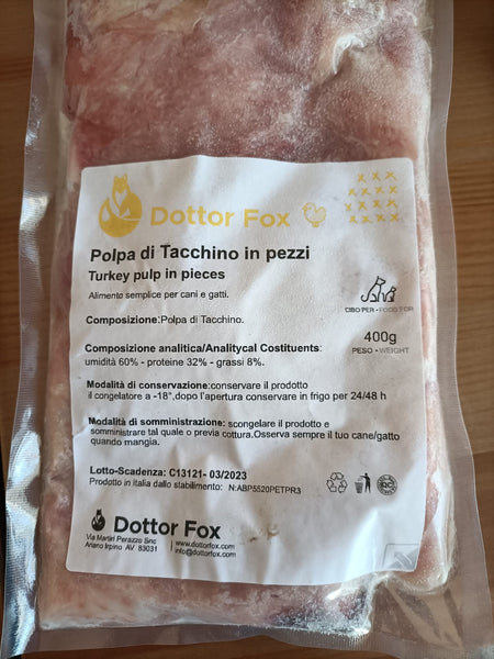 Polpa di tacchino in pezzi